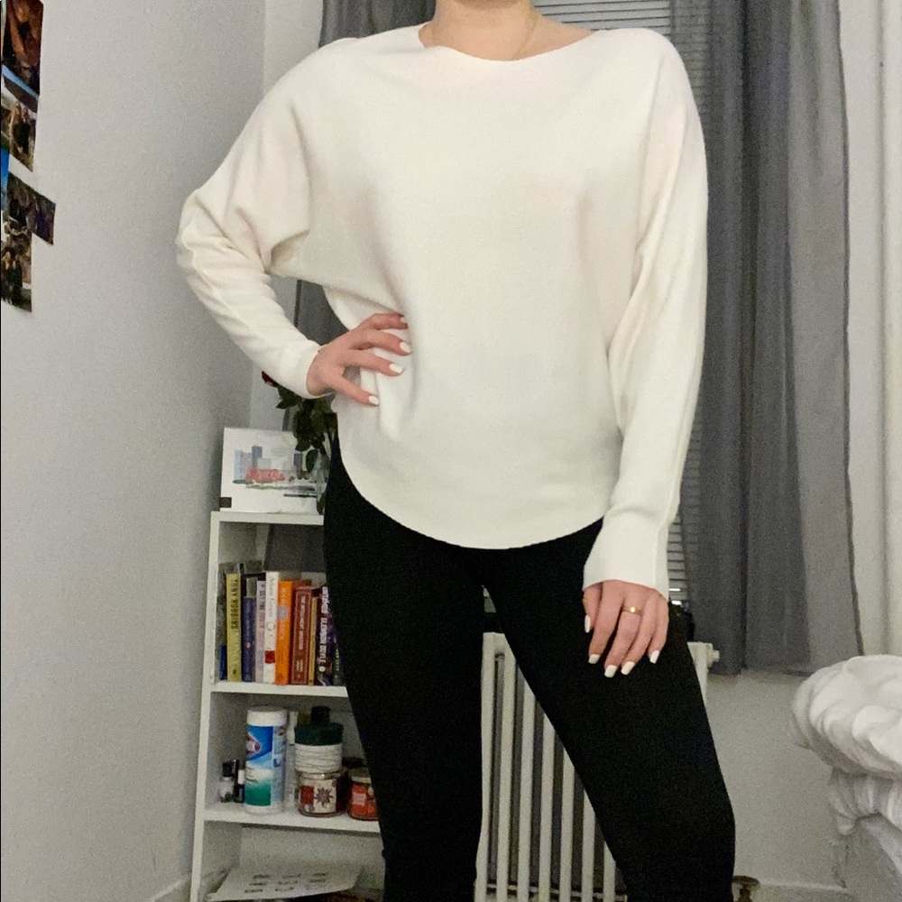 Soft white sweater